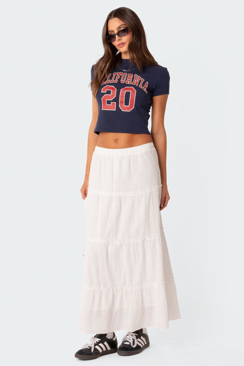 Ilona Tiered Maxi Skirt